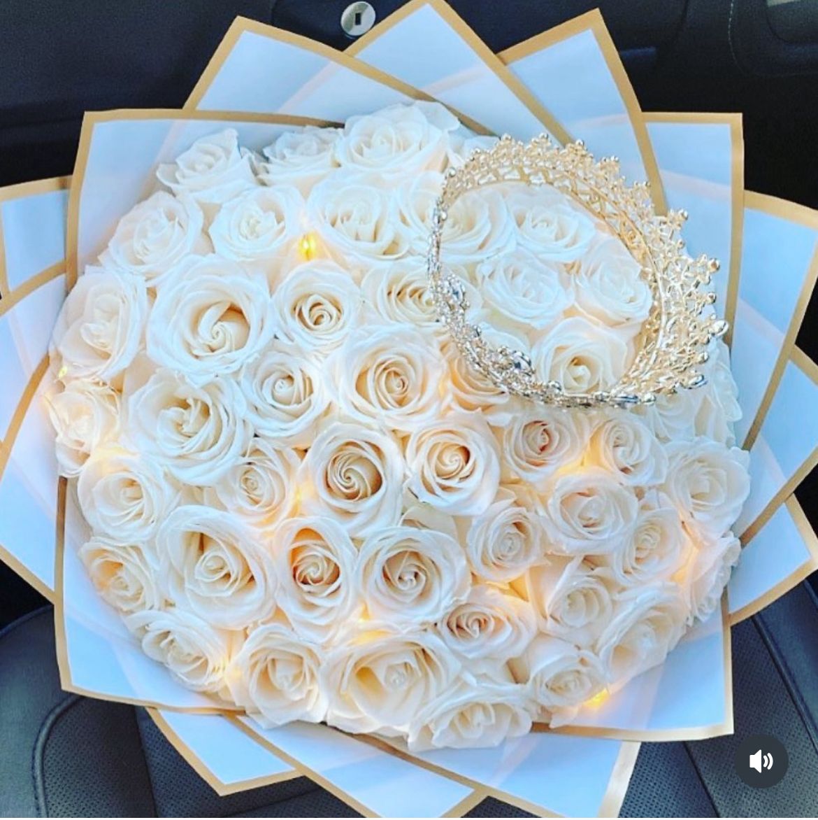 Luxury White Rose Bouquet (25–100 Roses) – Same Day Delivery Wellington FL – Nieve