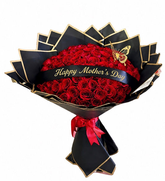 Mother's Day Roses Bouquet - Two Dozen Roses Fresh Roses | Glory